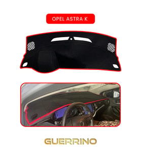 OPEL Astra K TORPİDO KORUMA HALISI KIRMIZI KENAR