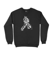 Viking Kılınç ve Kalkan Siyah Sweatshirt