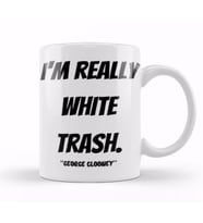 George Clooney Quotes Gift  Vintage Retro Rainbow Style Kupa Bardak Porselen