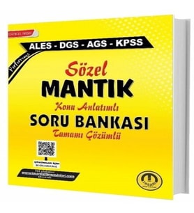 Tasarı Yayınları ALES DGS KPSS MEB-AGS Sözel Mantık Konu Anlatımlı Soru Bankası Çözümlü