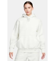 Nike Sportswear Collection Sherpa Oversize Hoodie Kadın Kapüşonlu Şerpa Peluş Sweatshirt Taş