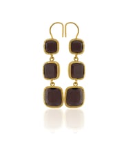 Kadir Jewellery 22 Ayar Altına Kaplama Kadın Sallantılı Küpe -El İşçiliği Ve Hipoalerjenik Küpe