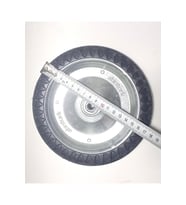 2 Adet 18cm Metal Gövde Pazar Arabası Tekerleği, Sağlam ve Dayanıklı