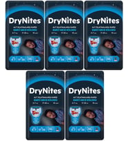 Drynites Emici Gece Külodu/Külot Bez Erkek 4-7 Yaş 17-30KG Small 50Adet 5PK*10 Alt Islatmalara Karşı