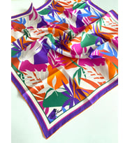 Silk Home Tivil Saf İpek 11406-48 Mor Karışık Desen