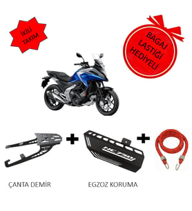 Nc700 Nc750 SXD 2021 - 2024 Çanta Demiri & Nc 750 Uyumlu Egzoz Koruma Sacı Demiri