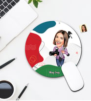 Kişiye Özel Karikatür Tasarımlı Mouse Pad 077