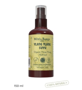 Organik Ylang Ylang Suyu – Yağlı - %100 Doğal, 150m