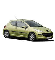 Peugeot 207 Krom Kapı Kolu 2 Kapı 2006-2012