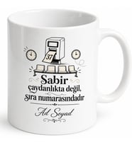 Kamu Kurumu Sıra Beklerken Sabır Kupası Komik Hediye Bardak Espri Kupa