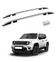 Turtle Jeep Renegade (Bu) 2015-2025 Tavan Çıtası Crown Gri
