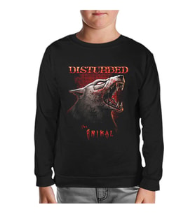 Disturbed - Animal Siyah Çocuk Sweatshirt