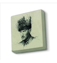 Atatürk Baskılı Doğaltaş  Magnet(KRT-106)Buzdolabı Süsü