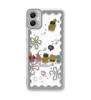 Samsung Galaxy A05 Kılıf Sweet Desenli Silikon Kapak - Açık Mavi
