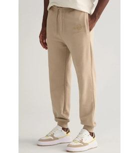 GANT Men's Regular Fit Sweatpants With Logo Beige Erkek Regular Fit Pamuk Eşofman Altı Bej