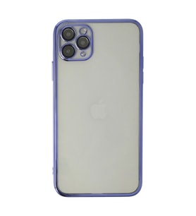 Apple İphone 11 Pro Max Kılıf Razer Lensli Silikon - Mor