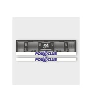 VOLKSWAGEN POLO CLUP KABARTMALI PLEKSİ ARABA PLAKALIĞI
