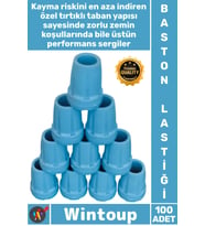 #Baston Kaymaz Kauçuk Yedek Uç Dayanıklı Yürüme Yardımcısı Aparatı Ortopedik 100 Adet Baston Lastiği