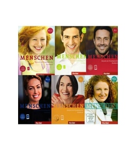 Menschen A1.1 + A1.2 + A2.1 + A2.2 + B1.1 + B1.2 6'ı Set - 6 Kursbuch + 6 Arbeitsbuch + 6 Dvd