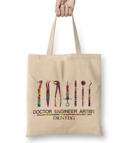 Doctor Engineer Artist Dentist 021 Bez Çanta Uzun Saplı