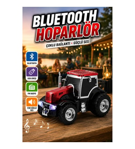 Retro Tasarımlı Bluetooth Hoparlör 12W Kablosuz Müzik Çalar FM Radyo TWS Destekli
