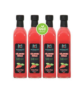 Minecal %100 Ev Yapımı Katkısız Gilaburu Sirkesi 4x500ml