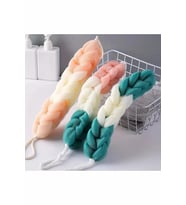1 Adet Uzun Örgülü Esnek Sırt Lifi  Lüx Banyo & Duş Lif (Çok Renkli)