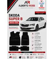 SKODA SUPERB 2024 - 2026 Araca Özel Kauçuk 3D Profesyonel Oto Paspası