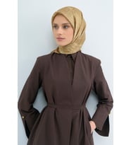 Armine Saf İpek Sura Eşarp-2026 İlkbahar-Yaz- 953700D (Gold)