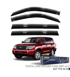 Niken Toyota Land Cruiser Fj200 2007- Kromlu Cam Rüz.4 LÜ (Siyah)
