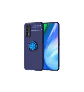 Realme 7 Uyumlu Kılıf Zore Ravel Silikon Kapak (Mavi)