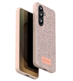 Onegif Galaxy A17 5G Bright Simli Kapak - Pembe