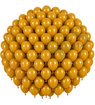Zerdeçal Renk Lateks Retro Balon (30 cm) - 100 Adet