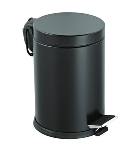 Pratik ve şık 3 Litre Pedallı Çöp Kovası Siyah Ebat: Eh-611 02