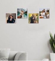 Kişiye Özel 4 Fotoğraflı Kare Mdf Tablo