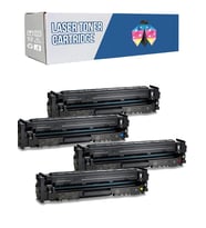 Safir Toner Hp 207A-W2210A  Hp Color LaserJet Pro M255nw CMYK 1 Set  Çipli Muadil Toner