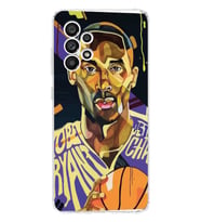 Samsung Galaxy A72 Uyumlu Kobe Bryant Tasarımlı Şeffaf Telefon Kılıfı