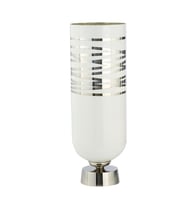 Vitale Arctic Seramik Vazo Silver 15x15x42 AK.IX0211