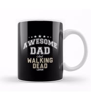 Awesome Dad And Walking Dead Lover Kupa Bardak Porselen