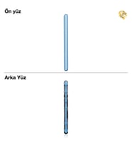 Xiaomi Redmi 10 Tuş Takımı Mavi Yan Tuş Takımı Açma Kapama Tuşu Ses Tuşu Power Tuşu Yan Buton
