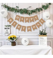 Doğum Günü Happy Birthday Yazısı Kraft Renk