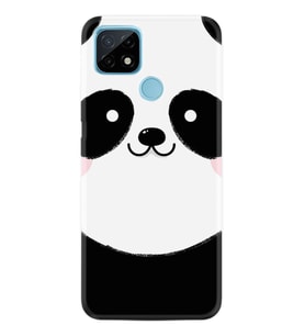 Realme C11 C21 C21Y C25Y C11 2021 Kılıf Desemli Silikon Sevimli Panda 1794