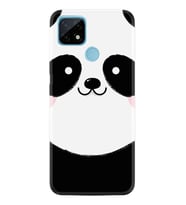 Realme C11 C21 C21Y C25Y C11 2021 Kılıf Desemli Silikon Sevimli Panda 1794