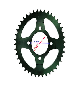 Z-One 150-180 Arka Dişli 428-42T İç 58 Mm 4 Delik Ind Öm