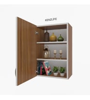 Kenzlife mutfak dolabı irem  090.060.32 cvz  2 raflı kapaklı  ofis banyo kiler evrak kitaplık