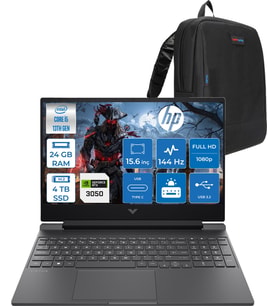 Hp Victus 15-FA2704NT Intel Core I5 13420H 24GB 4tb SSD RTX3050 6gb Freedos 15,6" Fullhd (1920 x 1080) 144 Hz IPS 300NIT Taşınabilir Bilgisayar B7TG9EAF15 + Zetta Çanta