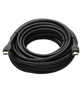 FULLY G-507FF PLASTİK DÜZ SİYAH 30 METRE GOLD POŞETLİ HDMI KABLO