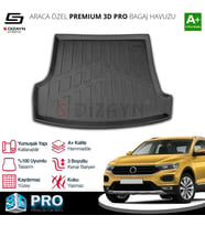 Drs Tuning T-Roc 3D Pro Bagaj Havuzu Üst Bagaj 2019 Üzeri A+ Kalite