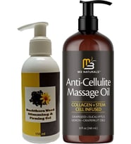 Anti-Cellulite Massage Oil 240 ml Masaj Yağı + Buckthorn Fatburner Masaj Kremi 150 ml
