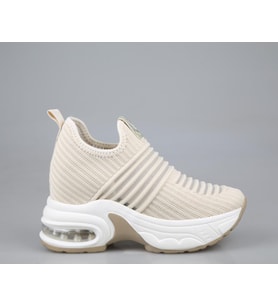 GUJA 25y300-8 Dolgu Topuk Bej Kadın Sneakers